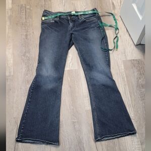 SILVER JEANS WOMENS Aiko 32 33 Flare Leg Jeand Y2k